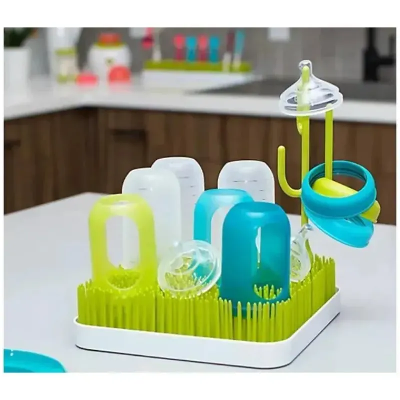 Boon Cool Baby Products|Gifts Up To $25*Grass Countertop Drying Rack for Baby Bottles and Pacifiers, Green