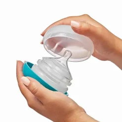 Boon Breast Pump Accessories*Nursh Pouch & Nipple Container 3-Pack, Blue
