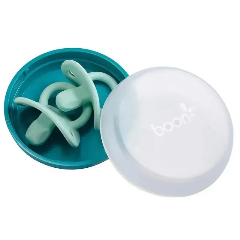 Boon Breast Pump Accessories*Nursh Pouch & Nipple Container 3-Pack, Blue