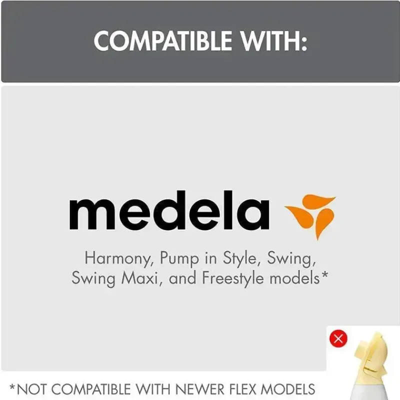 Tomy Breast Pump Accessories*Boon Nursh Pump Adapter for Narrow Neck Bottles - Medela