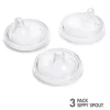 Boon Utensils & Accessories|Dishes, Utensils & Food Containers*3-Piece Nursh Transitional Sippy Lid, Clear