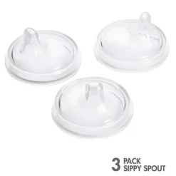 Boon Utensils & Accessories|Dishes, Utensils & Food Containers*3-Piece Nursh Transitional Sippy Lid, Clear