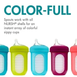 Boon Utensils & Accessories|Dishes, Utensils & Food Containers*3-Piece Nursh Transitional Sippy Lid, Clear