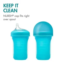 Boon Utensils & Accessories|Dishes, Utensils & Food Containers*3-Piece Nursh Transitional Sippy Lid, Clear