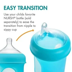 Boon Utensils & Accessories|Dishes, Utensils & Food Containers*3-Piece Nursh Transitional Sippy Lid, Clear