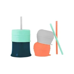 Boon Straw, Sippy & Training Cups|Dishes, Utensils & Food Containers*Snug Straw Universal Silicone Straw Lids & Cup