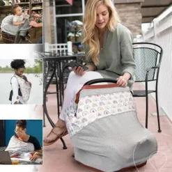Boppy Nursing Covers, Scarves, & Wedges*- 4 & More Multi-use Cover, Spice Rainbow Arches