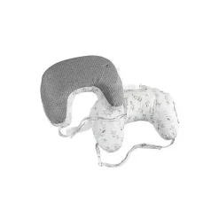 Boppy Nursing Pillows*- Best Latch Nursing Pillow Gray Pennydot Leaf Stripe