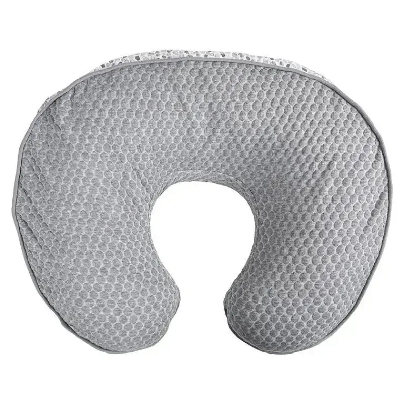 Boppy Nursing Pillows*- Luxe Slipcovered Pillows Gray Brushstroke Pennydot