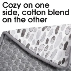 Boppy Nursing Pillows*- Luxe Slipcovered Pillows Gray Brushstroke Pennydot