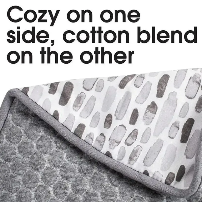 Boppy Nursing Pillows*- Luxe Slipcovered Pillows Gray Brushstroke Pennydot