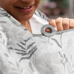 Boppy Nursing Covers, Scarves, & Wedges*- Nursing Cover for Breastfeeding, Gray Ferns