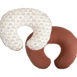 Boppy Gift For Mom|Organic*- Nursing Pillow Cover, Spice Rainbows