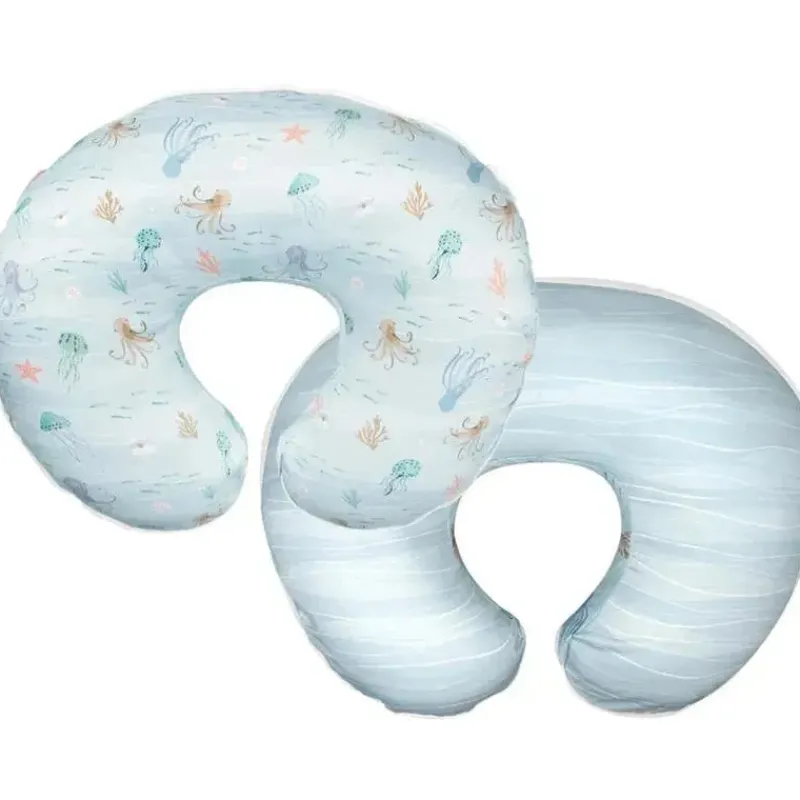 Boppy Nursing Covers, Scarves, & Wedges*- Nursing Pillow Cover, Blue Ocean
