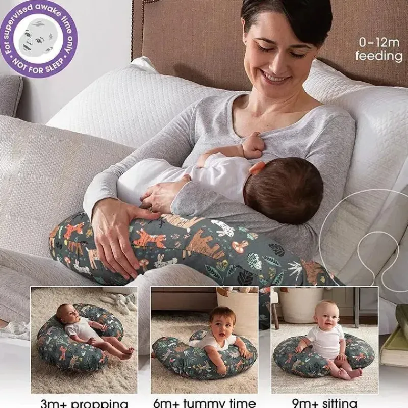 Boppy Gift For Mom|Nursing Pillows*- Nursing Pillow, Green Forest Animals