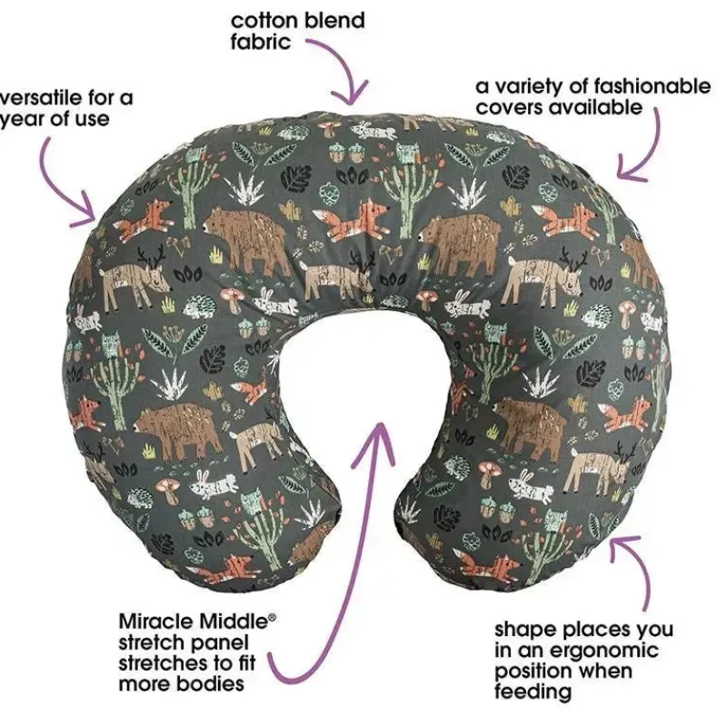 Boppy Gift For Mom|Nursing Pillows*- Nursing Pillow, Green Forest Animals