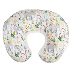 Boppy Nursing Pillows*- Nursing Pillow Luxe Support , Pink Sweet Safari