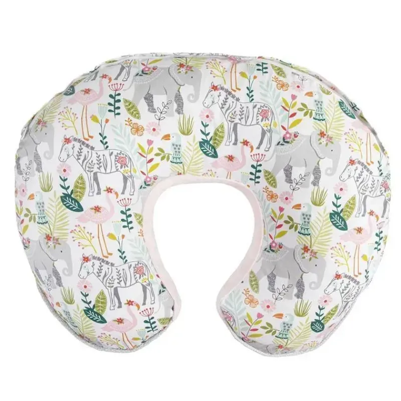 Boppy Nursing Pillows*- Nursing Pillow Luxe Support , Pink Sweet Safari