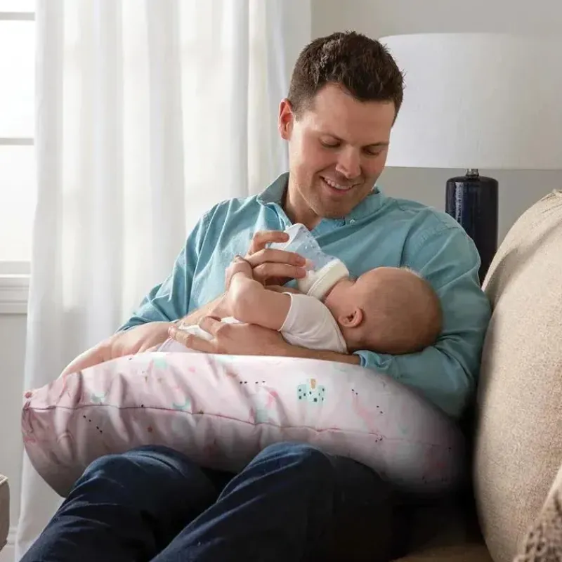 Boppy Pillows & Head Support*- Nursing Pillow Original Support, Pink Unicorns