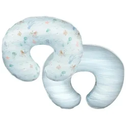 Boppy Nursing Pillows*- Nursing Pillow Original Support, Ergonomic Nursing Essentials Premium Quick-Dry Fabric, Blue Ocean