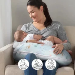 Boppy Nursing Pillows*- Nursing Pillow Original Support, Ergonomic Nursing Essentials Premium Quick-Dry Fabric, Blue Ocean