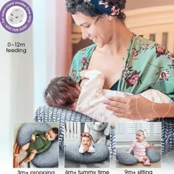 Boppy Nursing Pillows*- Nursing Pillow Original Support, Green Foliage