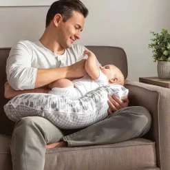 Boppy Nursing Pillows*- Nursing Pillow Quick-Dry Gray Elephant Cover
