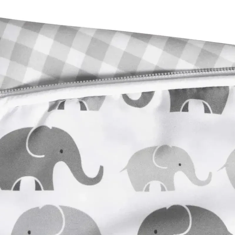 Boppy Nursing Pillows*- Nursing Pillow Quick-Dry Gray Elephant Cover