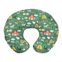 Boppy Nursing Pillows*- Nursing Pillow Support with Removable Cover, Machine Washable, Green Farm