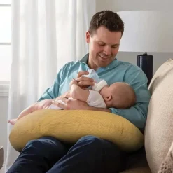 Boppy Nursing Pillows*- Nursing Pillow Support with Removable Cover, Machine Washable, Ochre Striated