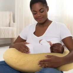 Boppy Nursing Pillows*- Nursing Pillow Support with Removable Cover, Machine Washable, Ochre Striated