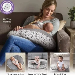 Boppy Nursing Pillows*- Organic Slipcovered Pillows, Organic Sand