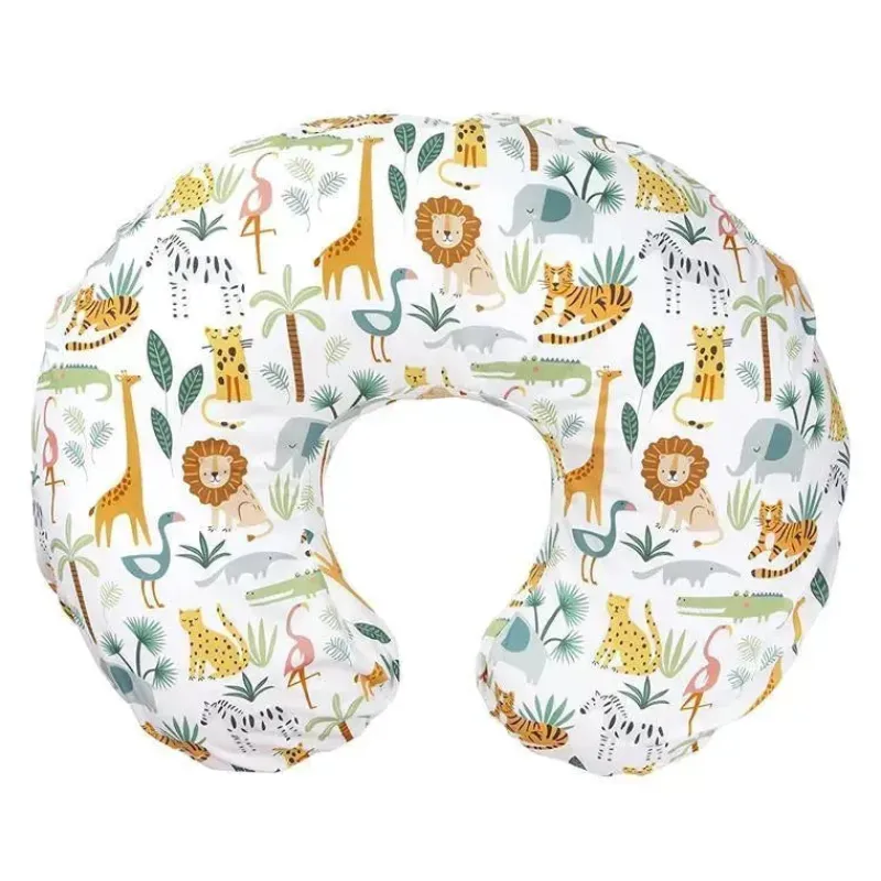 Boppy Nursing Pillows*- Original Cotton Slipcovers Colorful Wildlife