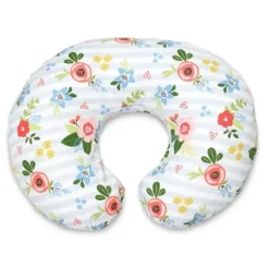 Boppy Nursing Pillows*- Original Slipcovered Pillow, Blue & Pink Posey