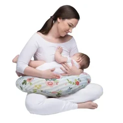 Boppy Nursing Pillows*- Original Slipcovered Pillow, Blue & Pink Posey