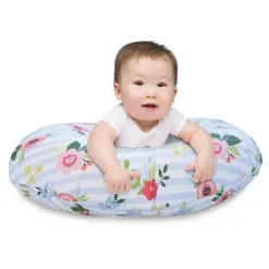 Boppy Nursing Pillows*- Original Slipcovered Pillow, Blue & Pink Posey