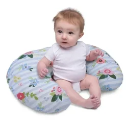 Boppy Nursing Pillows*- Original Slipcovered Pillow, Blue & Pink Posey