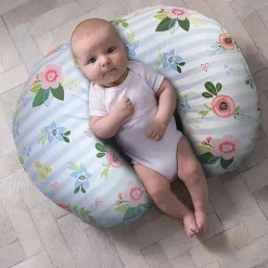 Boppy Nursing Pillows*- Original Slipcovered Pillow, Blue & Pink Posey