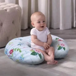 Boppy Nursing Pillows*- Original Slipcovered Pillow, Blue & Pink Posey