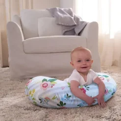 Boppy Nursing Pillows*- Original Slipcovered Pillow, Blue & Pink Posey