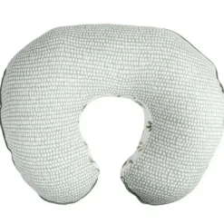 Boppy Gift For Mom|Organic*- Pillow Slipcover Organic Cotton, Green Little Leaves