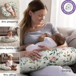 Boppy Nursing Pillows*- Pink Garden Original Slipcovered Pillows