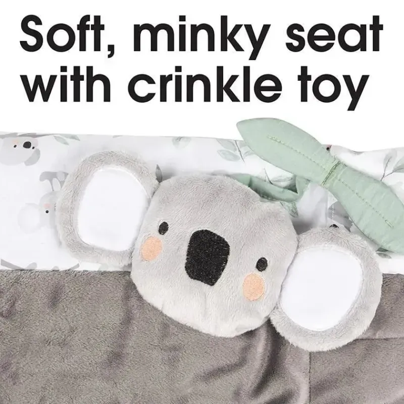 Boppy Cart Covers*- Shopping Cart & High Chair Cover with Storage Pouch, Gray Green Koala