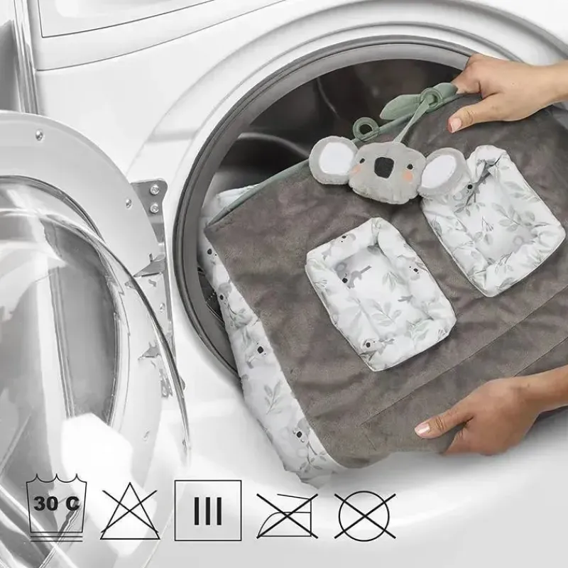 Boppy Cart Covers*- Shopping Cart & High Chair Cover with Storage Pouch, Gray Green Koala