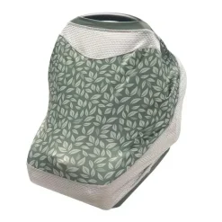 Boppy Nursing Covers, Scarves, & Wedges*Company - 4 & More Multi-use Cover, Green Leaves