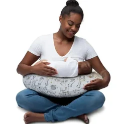 Boppy Gift For Mom|Books For Babies*Nursing Pillow and Positione. Notebook Black/White