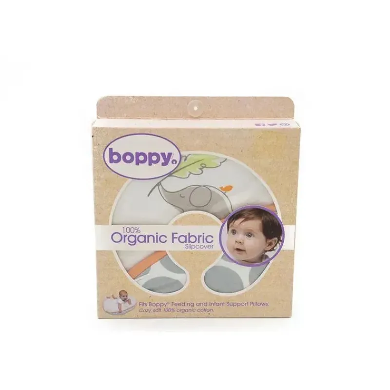 Nemcor Nursing Pillows*Boppy Organic Cotton Pillow Cover Elephant