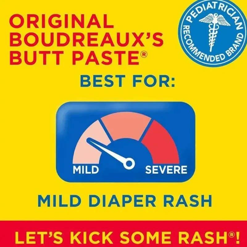 Boudreaux's Butt Paste Diaper Rash*Boudreaux's Baby Butt Paste Original Diaper Rash Cream | Baby Ointment | 2 Oz.Tube