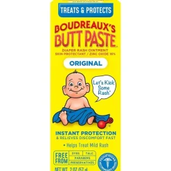MacroBaby Diaper Rash*Boudreaux's Butt Paste - Original Diaper Rash Cream, Ointment for Baby
