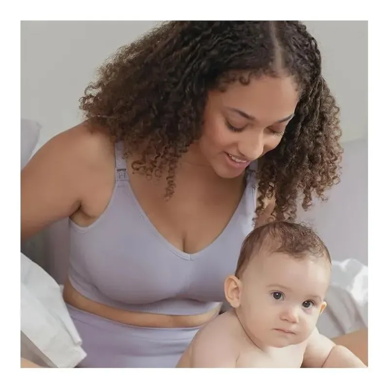 Bravado Nursing Bras*- Body Silk Seamless Nursing Bra 17D L, Pearl